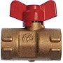 Кран латунный шаровой 11Б27п(М)2 DN 15 PN 16 трёхходовой под манометр G1/2''хG1/2'' муфта-муфта бабочка Пензапромарматура купить в Новосибирске | "Проконсим"