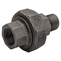 Американка чугунная DN 15-50 PN 16 муфта-штуцер с плоской прокладкой Fittex Plus купить в Новосибирске | "Проконсим"