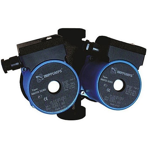 Насос циркуляционный с мокрым ротором NMTD PLUS 25/90-180 100Вт 1х220В сдвоенный с электронным упр. резьбовой PN10 110C IMP PUMPS купить в Новосибирске | "Проконсим"