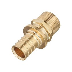  Муфта латунная под надвижную гильзу PEX-НР 25-1/2'' MVI SF.420.0604 (922102205) со склада Проконсим в Новосибирске