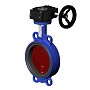Затвор дисковый поворотный DN 300 PN 16 межфланцевый с диском из чугуна уплотнение-EPDM редуктор Tecofi VPI4448 купить в Новосибирске | "Проконсим"