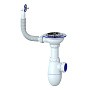 Сифон для мойки Unicorn В411, без отвода, 3 1/2'' х40 чаша из нержавеющей стали, круглый перелив купить в Новосибирске | "Проконсим"
