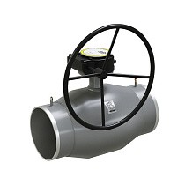 Краны стальные шаровые регулирующие DN 125-300 PN 25 цельносварные приварные с редуктором LD Energy Regula купить в Новосибирске | "Проконсим"