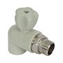 Краны шаровые ПП DN 20-25 PN 25 для радиатора угловые серые Valfex купить в Новосибирске | "Проконсим"