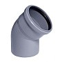 Отвод ПП для канализации 45гр. DN 110 Valfex