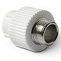 Муфта комбинированная ПП 32-1'' PN 25 с наружной резьбой белая Pro Aqua PA23018P купить в Новосибирске | "Проконсим"