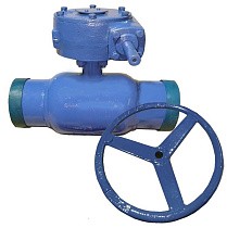 Краны стальные шаровые цельносварные КШ.Ц.П.Р DN 125 PN 25 приварные с редуктором Seagull купить в Новосибирске | "Проконсим"
