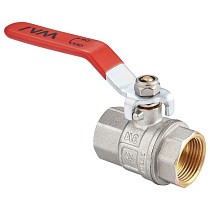 Краны латунные шаровые DN 15-100 PN 25-40 никелированные рычаг муфта-муфта MVI BV.511 купить в Новосибирске | "Проконсим"