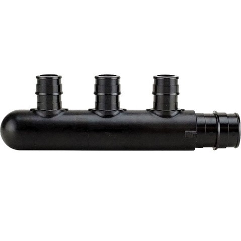 Коллектор PPSU для PEX труб 25х16х25 PN 10 OP под надвижную гильзу 3 выхода ONE PLUS купить в Новосибирске | "Проконсим"