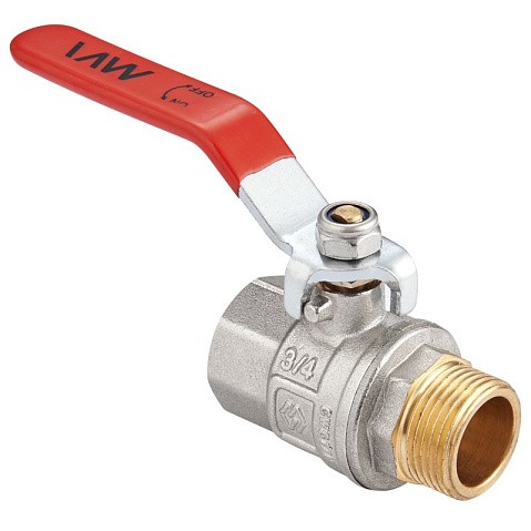 Краны латунные шаровые DN 15-50 PN 40 никелированные рычаг муфта-штуцер MVI BV.512 купить в Новосибирске | "Проконсим" Краны латунные шаровые DN 15-50 PN 40 никелированные рычаг муфта-штуцер MVI BV.512 купить в Новосибирске | "Проконсим"