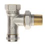 Клапан радиаторный настроечный DN 15-20 PN 10 угловой никелированный под шестигранник РИДАН купить в Новосибирске | "Проконсим"