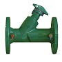 Клапан балансировочный чугунный DN 32 PN16 фланцевый ручной Kvs 14,8 м³/ч с измерительными ниппелями GALA Тип. 1216H