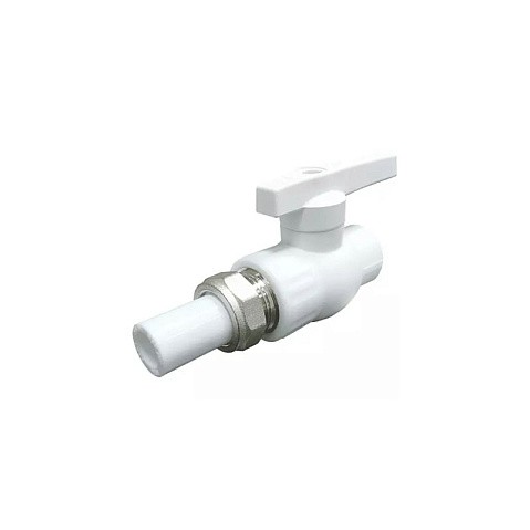 Краны шаровые ПП DN 20-32 PN 25 с односторонним разъемным соединением белые Valfex купить в Новосибирске | "Проконсим" Краны шаровые ПП DN 20-32 PN 25 с односторонним разъемным соединением белые Valfex купить в Новосибирске | "Проконсим"