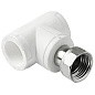 Тройник комбинированный ПП 20-3/4'' PN 25 с накидной гайкой белый Pro Aqua PA29110 купить в Новосибирске | "Проконсим"
