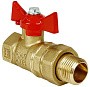 Краны латунные шаровые 11Б27фт1М DN 15-32 PN 40 бабочка-американка Valfex.230 Standart ГОСТ Р 59553 купить в Новосибирске | "Проконсим"