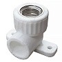 Угольник установочный ПП 25-3/4'' PN 25 с внутренней резьбой белый VALFEX  купить в Новосибирске | "Проконсим"