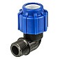 Угольник (отвод) компрессионный PN 16 для ПЭ DN 20-1/2'' обжимное-штуцер купить в Новосибирске | "Проконсим"