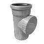 Ревизия с крышкой ПП для канализации DN 50 Valfex