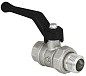Кран латунный шаровой 11Б27фт1М DN 25 PN 40 никелированный рычаг-американка Valfex.223 DeltaPro купить в Новосибирске | "Проконсим"
