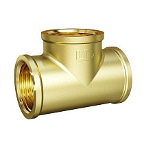 Тройники латунные DN 20-25 PN 40 муфта-муфта-муфта переходные LD Pride купить в Новосибирске | "Проконсим"
