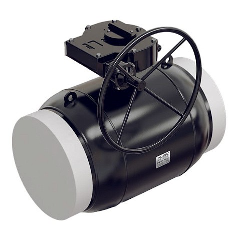 Краны стальные шаровые цельносварные DN 250-500 PN 25 полнопроходные приварные ISO с редуктором ALSO купить в Новосибирске | "Проконсим"