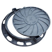 Люк чугунный Т (С250)-1-60 2-ушковый нагрузка 250кН h 100 купить в Новосибирске | "Проконсим"