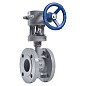 Затвор стальной дисковый DN 600 PN 16 до 425гр. с тройным эксцентриситетом фланцевый с редуктором Арма-Пром ЗПД-САЗ купить в Новосибирске | "Проконсим"