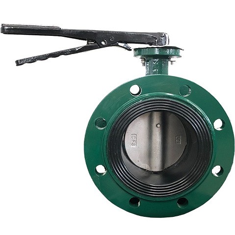 Затворы чугунные дисковые DN 50-150 PN 16 фланцевые с чугунным диском рычаг GALA Тип.2123-G купить в Новосибирске | "Проконсим"