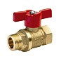 Краны латунные шаровые 11Б27п1 DN 15-25 PN 40 бабочка муфта-штуцер БАЗ Standart купить в Новосибирске | "Проконсим"