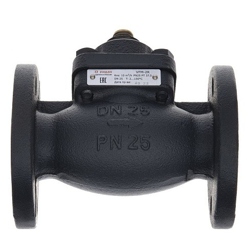 Клапаны чугунные регулирующий DN 15-50 PN 25 фланцевые под привод до 150гр. РИДАН VFM-2R купить в Новосибирске | "Проконсим" Клапаны чугунные регулирующий DN 15-50 PN 25 фланцевые под привод до 150гр. РИДАН VFM-2R купить в Новосибирске | "Проконсим"