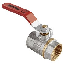 Краны латунные шаровые DN 15-50 PN 25 никелированные рычаг муфта-муфта MVI AquaHit BV.311.04 купить в Новосибирске | "Проконсим"
