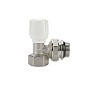 Вентили радиаторные ручные DN 20 PN 10 угловые 3/4'' с уплотнением муфта-штуцер VARMEGA купить в Новосибирске | "Проконсим"