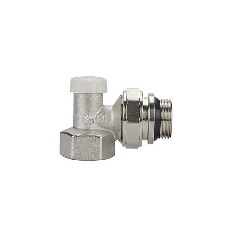 Клапан радиаторный VARMEGA VM10213 DN20 PN10 угловой настроечный G-3/4'' с уплотнением муфта-штуцер купить в Новосибирске | "Проконсим"