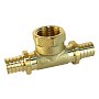 Тройник латунный для PEX труб 20-3/4''-20 PN 16 S-2,8мм под надвижную гильзу Valfex VF.432.AF купить в Новосибирске | "Проконсим"