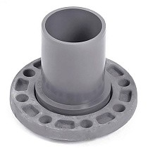 Патрубки НПВХ гладкие SDR26 DN 90-315 PN 10 с металлическим фланецем Хемкор купить в Новосибирске | "Проконсим"