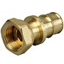Муфты латунные для PEX труб DN 16-50 PN 10 под надвижную гильзу OP с накидной гайкой ONE PLUS купить в Новосибирске | "Проконсим"