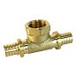Тройник латунный для PEX труб 16-1/2''-16 PN 16 S-2,2мм под надвижную гильзу Valfex VF.432.AF купить в Новосибирске | "Проконсим"