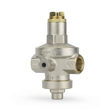 Регулятор давления VARMEGA VM128 DN 20 PN25 мембранный под манометр 3,5kv G-3/4'' никелированный купить в Новосибирске | "Проконсим"