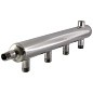 Коллектор распределительный из нержавеющей стали DN 25 PN 16 вход 20-20 10 выходов НР 3/4'' выход под кран Маевского универсальный PLP купить в Новосибирске | "Проконсим"