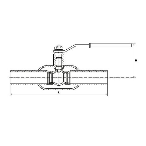 Краны стальные шаровые цельносварные DN 15-200 PN 25-40 приварные рычаг PR купить в Новосибирске | "Проконсим" Краны стальные шаровые цельносварные DN 15-200 PN 25-40 приварные рычаг PR купить в Новосибирске | "Проконсим"