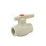 Краны шаровые ПП DN 20-63 PN 25 с металлическим шаром серые Valfex купить в Новосибирске | "Проконсим"