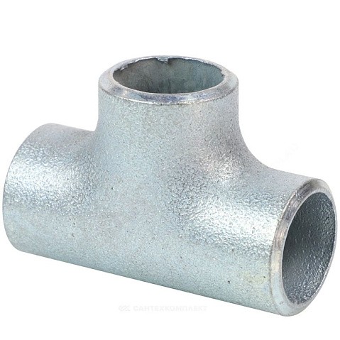 Тройник стальной Дн 219,1х6,3-139,7х4,0 (DN 200-125) переходной оцинкованный 1 исполнение ГОСТ 17376-2001 купить в Новосибирске | "Проконсим"