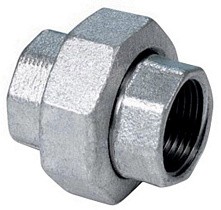 Американки чугунные DN 15-25 PN 16 оцинкованные прямые муфта-муфта купить в Новосибирске | "Проконсим"