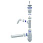 Сифон для умывальника Unicorn А310V, 40х40 прямой отвод, 1 1/2'' х40 чаша из нержавеющей стали с отводом для стиральной машины купить в Новосибирске | "Проконсим"