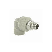 Угольник для радиатора VALFEX 25 PN 25 G-1/2'' американка-НР серый купить в Новосибирске | "Проконсим"