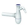Сифон для мойки Unicorn В510V, 40х40 прямой отвод, 1 1/2'' х40 с отводом для стиральной машины преходник 40х32 купить в Новосибирске | "Проконсим"