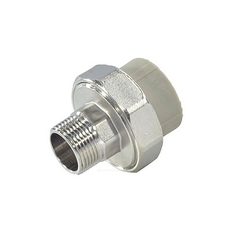Муфта комбинированная разъёмная VALFEX 40 PN 25 G-1 1/4'' американка-НР серая купить в Новосибирске | "Проконсим"