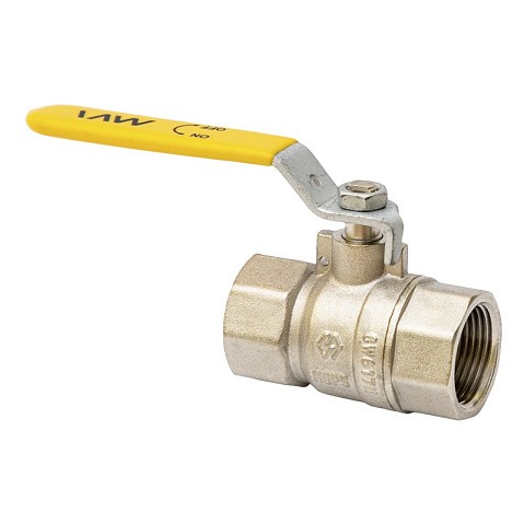 Краны латунные шаровые газовые DN 15-50 PN 25 рычаг муфта-муфта MVI BV.811 купить в Новосибирске | "Проконсим"