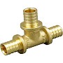 Тройник латунный для PEX-PEX труб 25-20-25 PN 10 переходная под надвижную гильзу ONE PLUS купить в Новосибирске | "Проконсим"