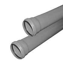 Трубы полипропиленовые DN 50-110 для внутренней канализации серые VALFEX Optima купить в Новосибирске | "Проконсим"
